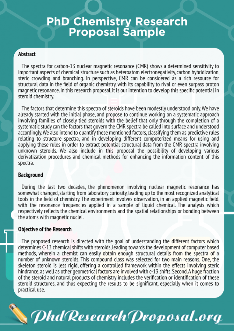 Chemistry Research Proposal Your Roadmap To Career Success