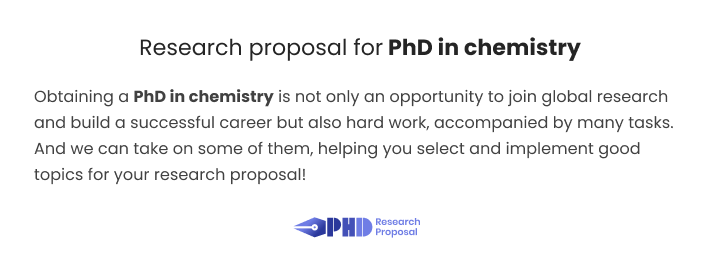 chemistry phd research proposal