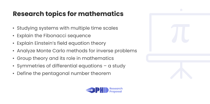 mathematics research topics pdf